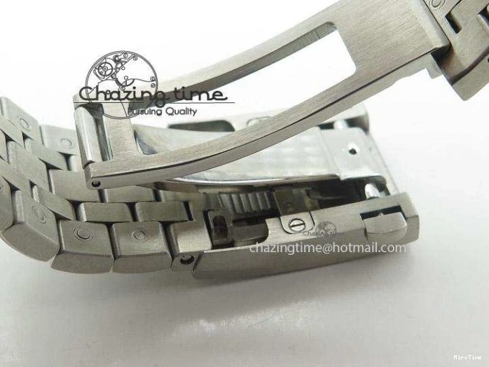 MIROTIME 0118 Pilot Chrono SS IW387809 ZF 1:1 Best Edition Silver Dial On SS Bracelet A Trendsetting 7327